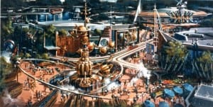 Tomorrowland-Sketch-Disneyland