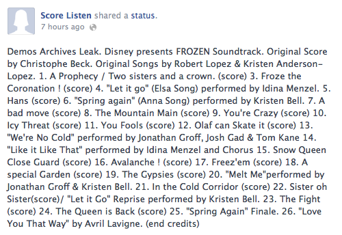 frozen-soundtrack-track-list-leaked