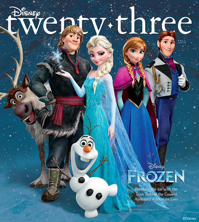 Disneytwenty-three-fall-2013-cover-elsa-anna