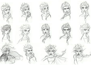 Frozen-Sketches-Elsa