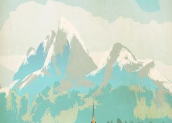 Frozen-Arendelle-vintage-travel-poster