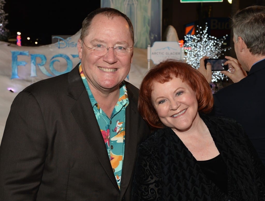The World Premiere Of Walt Disney Animation Studios' "Frozen" - Red Carpet - john lasseter Edie McClurg