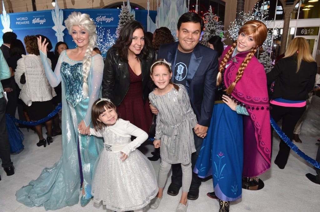 The World Premiere Of Walt Disney Animation Studios' "Frozen" - Red Carpet - kristen anderson-lopez robert lopez