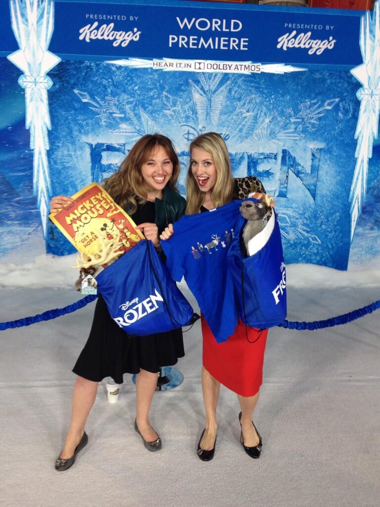 frozen world premiere swag goodie bag