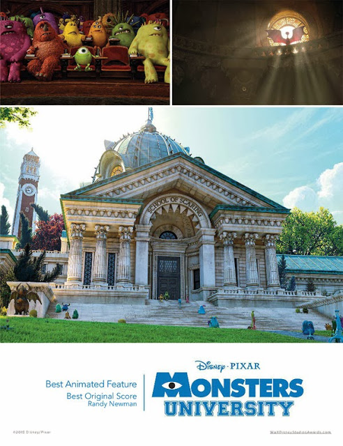 Monsters University for your consideration poster