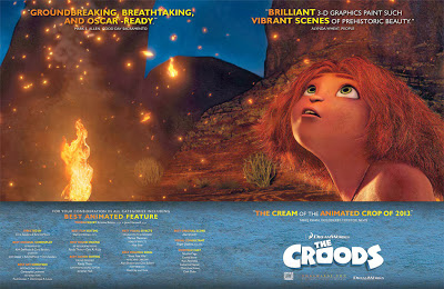The Croods for your consideration poster