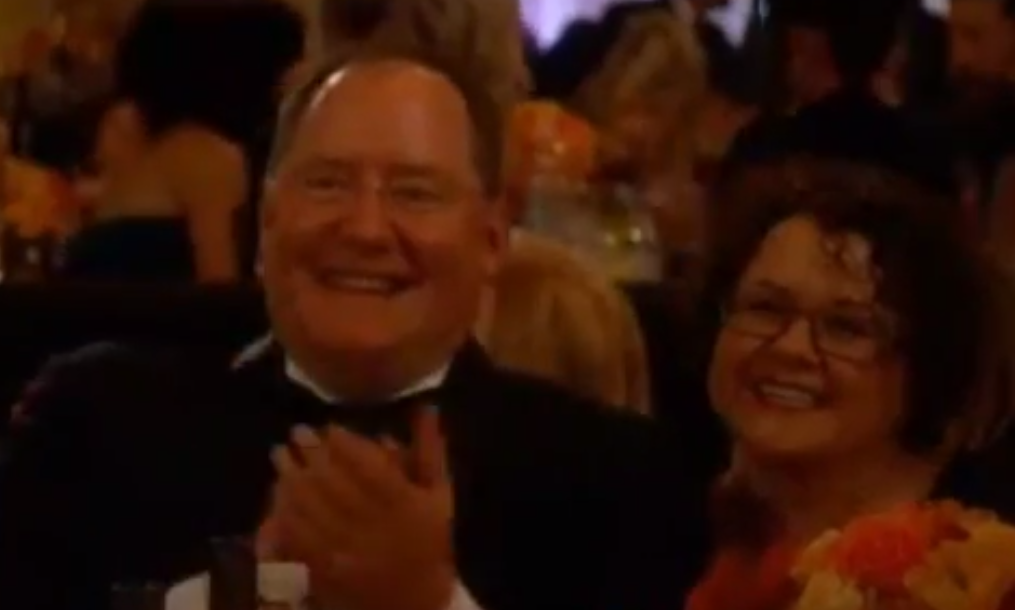 john lasseter golden globes 2014 frozen