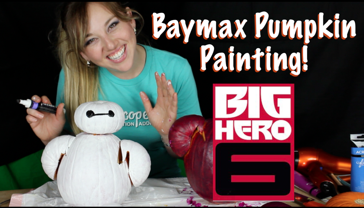 How To Make A Baymax Pumpkin For Halloween 2 Versions Rotoscopers