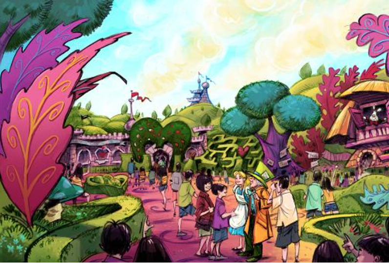 Tokyo Disneyland Alice in Wonderland