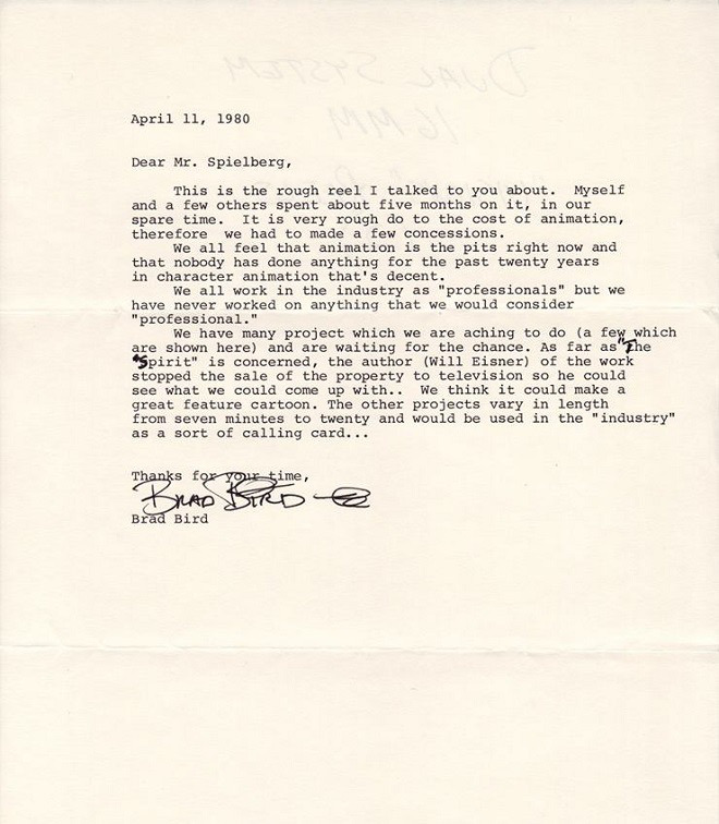 Spielberg Letter
