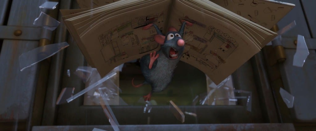 Much like Ratatouille does in his movie