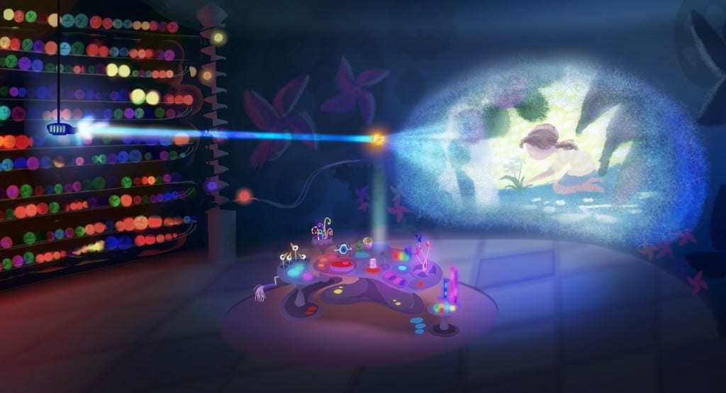 Inside Out concept art. (c) Pixar