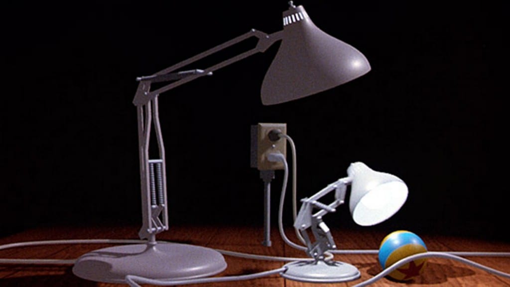 A still from Pixar's Luxo, Jr. (c) Pixar