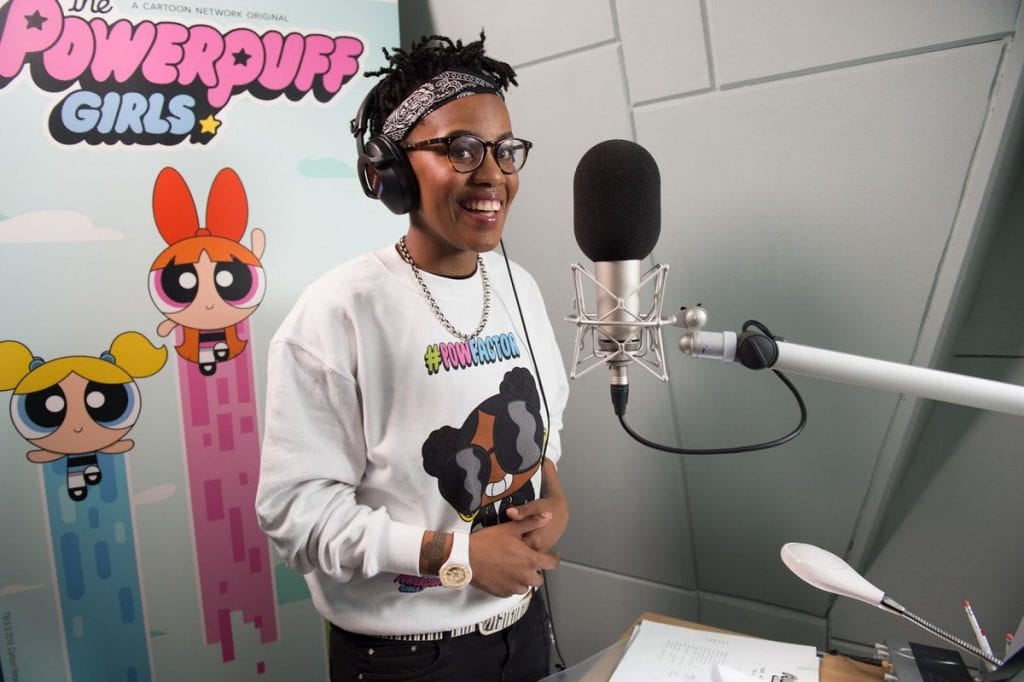 Toya Delazy, voice of the fourth PowerPuff Girl