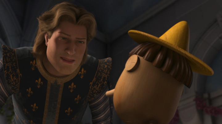 Prince Charming and Pinocchio - Shrek the Third