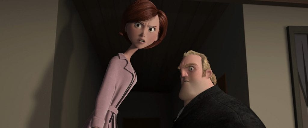 Helen and Bob argue in The Incredibles