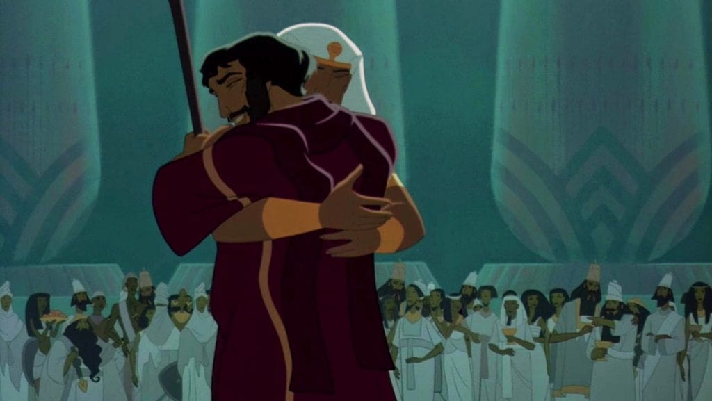Moses in the prince of Egypt