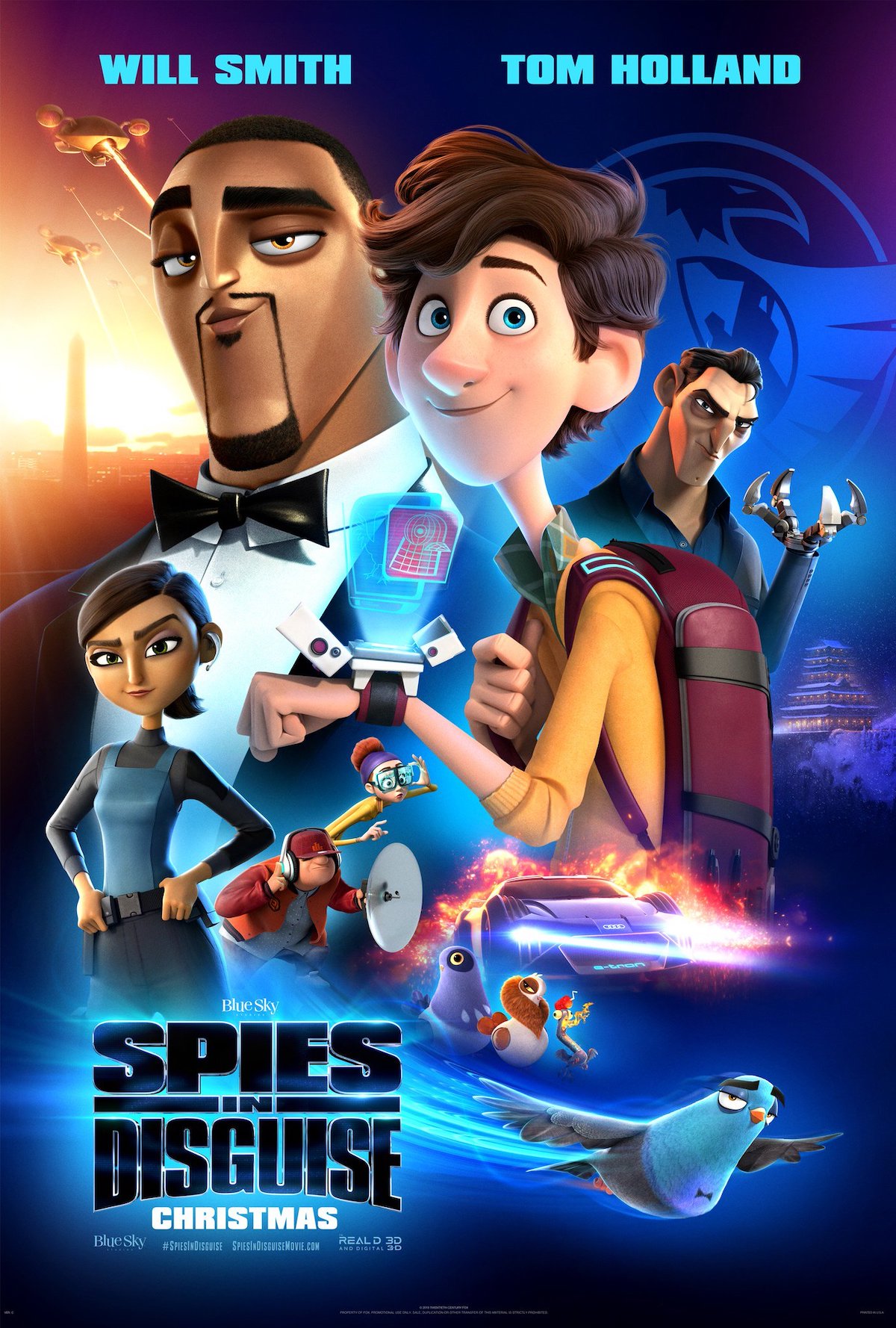 [TRAILER] 'Spies in Disguise' "Super Secret Trailer" Debuts Rotoscopers
