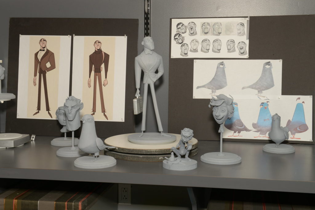 Spies in Disguise maquettes  