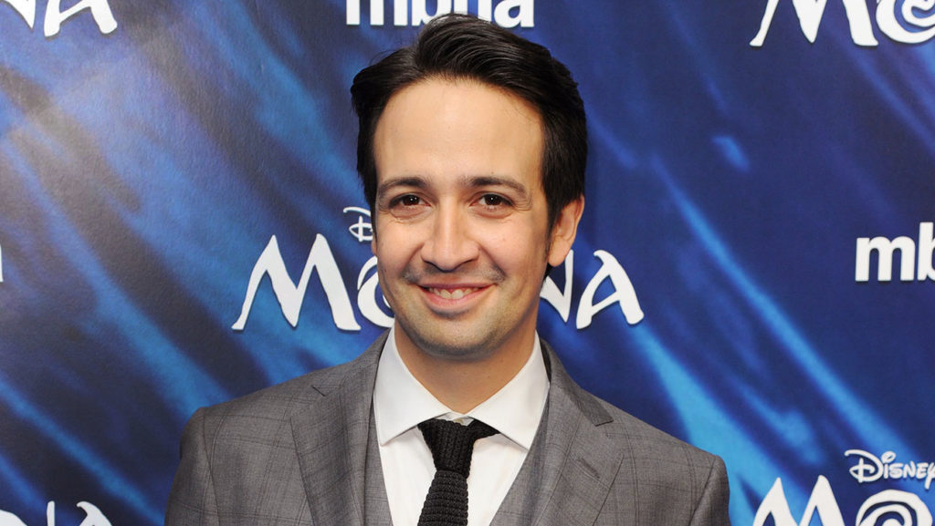 Lin-Manual Miranda at the Moana premiere.