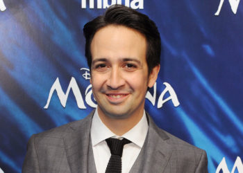 Lin-Manual Miranda at the Moana premiere.