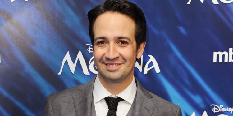 Lin-Manual Miranda at the Moana premiere.