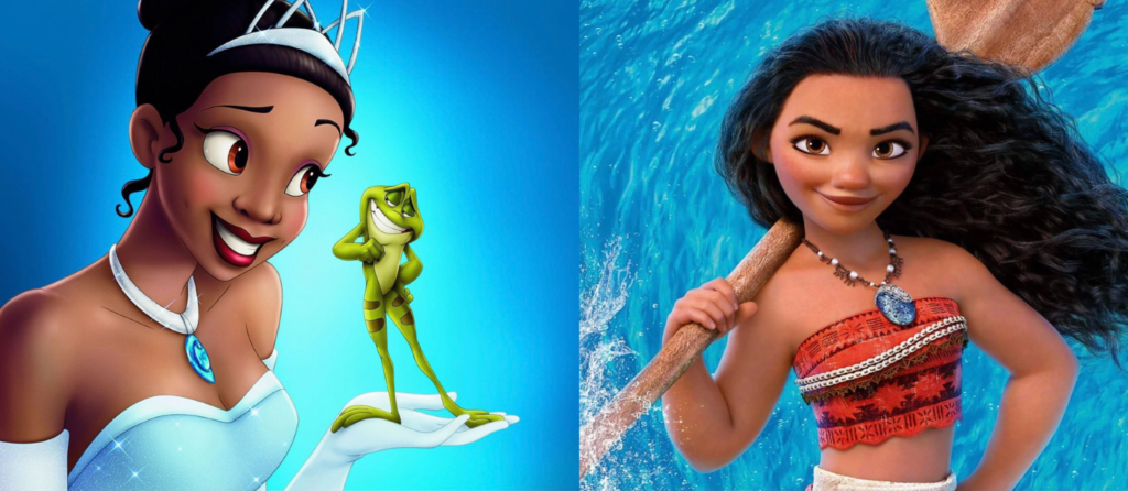Tiana and Moana