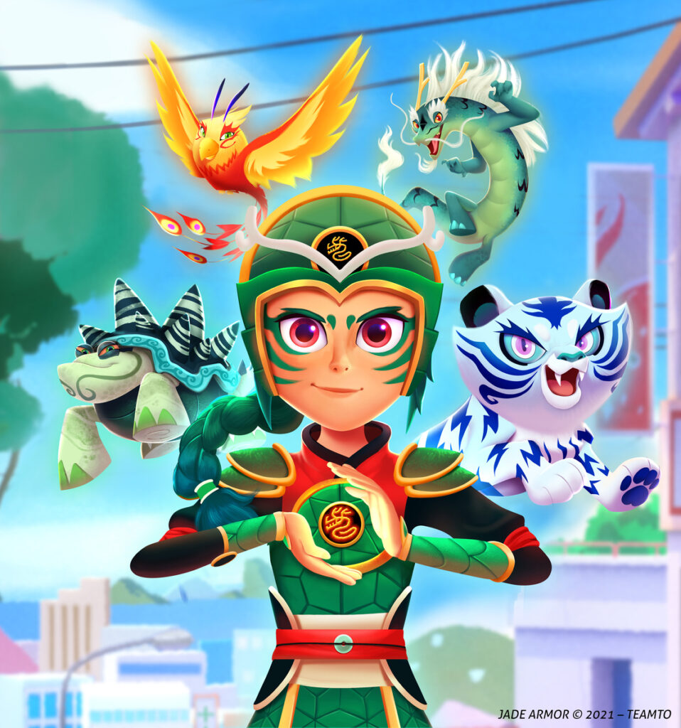 Jade Armor Poster