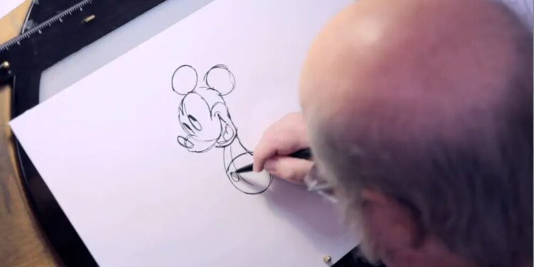Eric Goldberg Drawing Mickey Mouse