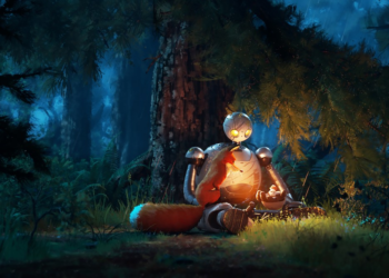 The-Wild-Robot-fox-rox-forest