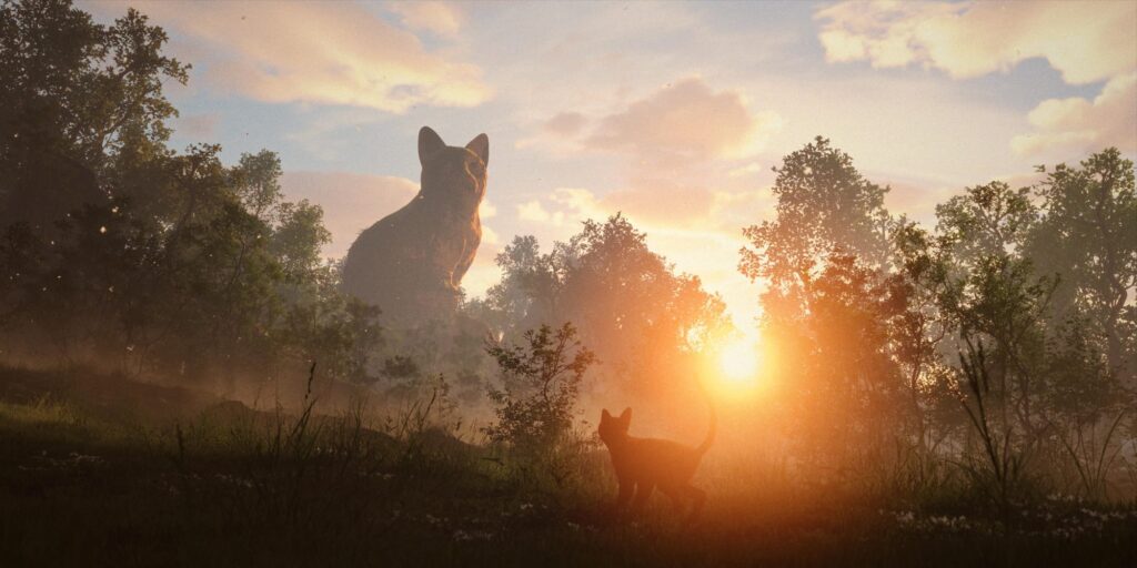 Flow-2024-still-cat-statues